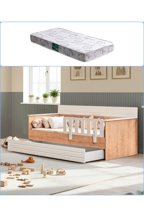 Yavrulu Karyola, Bakü Yavrulu Montessori Karyola - 1 Adet 90x190 Comfort Yatak