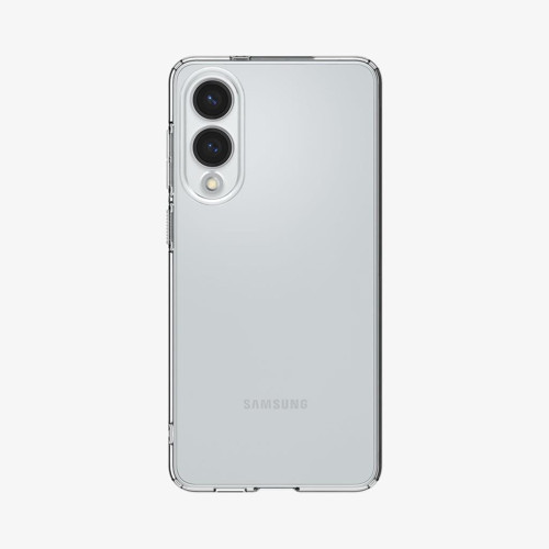 Galaxy S25 Edge ile Uyumlu Kılıf Liquid Crystal 4 Tarafı Tam Koruma Crystal Clear