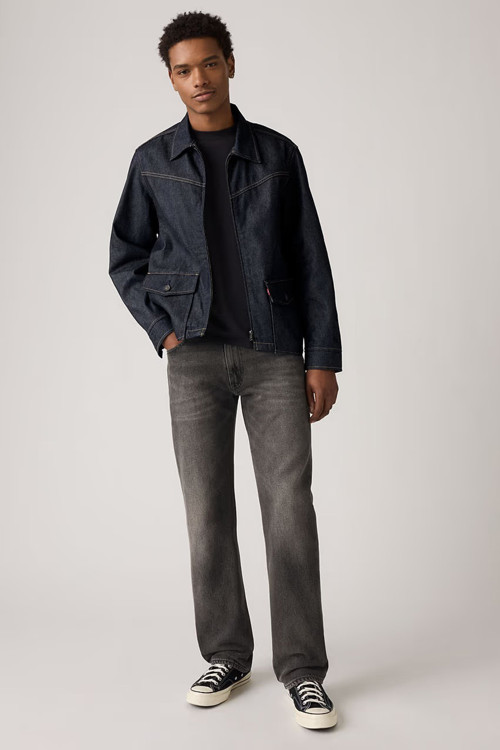 Levis 555 Pamuklu Relaxed Fit Normal Jeans Erkek Kot Pantolon 000Lo-0033 Koyu Gri