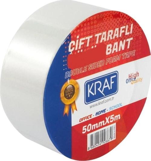 Çift Taraflı Bant 50 Mm X 25 Mt