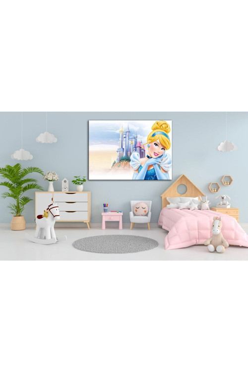 Külkedisi Cinderella Çocuk Odası Tabloları Hediye Hediyelik