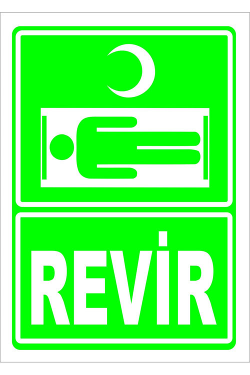 Revir Levhası Levha 35x50 Cm Galvaniz Saç 0,4 Mm