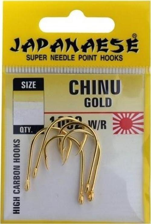 Japanese Chinu Gold 1002 W/R Çupra Mercan Sazan Olta İğnesi