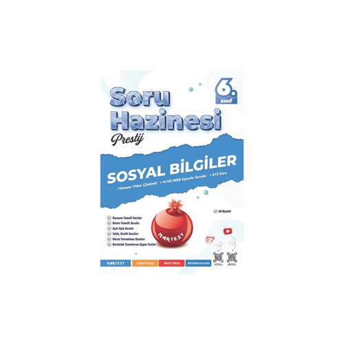 Nartest Yayınları 6. Sınıf Prestij Sosyal Bilgiler Soru Hazinesi