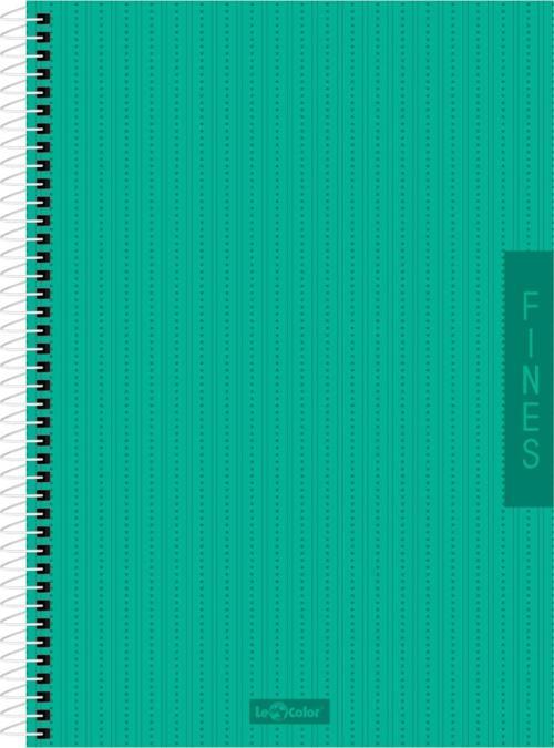 Fines Ofis Defter A4 Spiralli Kareli Yeşil