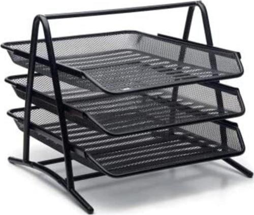 Metal Hareketli Evrak Rafı 3 Katlı