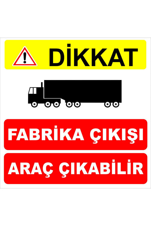 Fabrika Çıkışı Araç Çıkabilir Levhası Levha 15x21 Cm Dekota 3 Mm