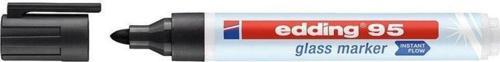 95 Glass Marker Cam Kalemi Siyah