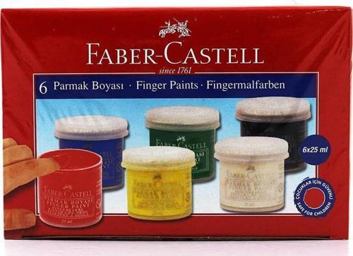 Faber-Castell Faber 6 Renk Parmak Boyası 160402