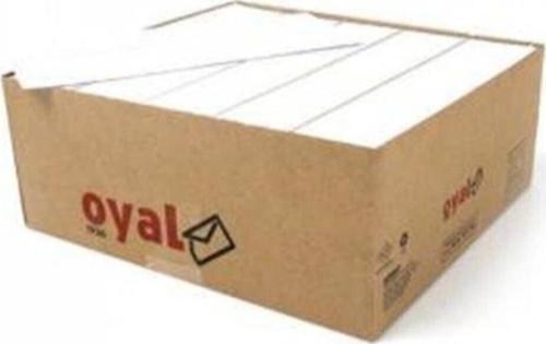 Diplomat 110gr 500'lü (1 KOLİ) Zarf Pencereli Düz Para Fatura Zarfı