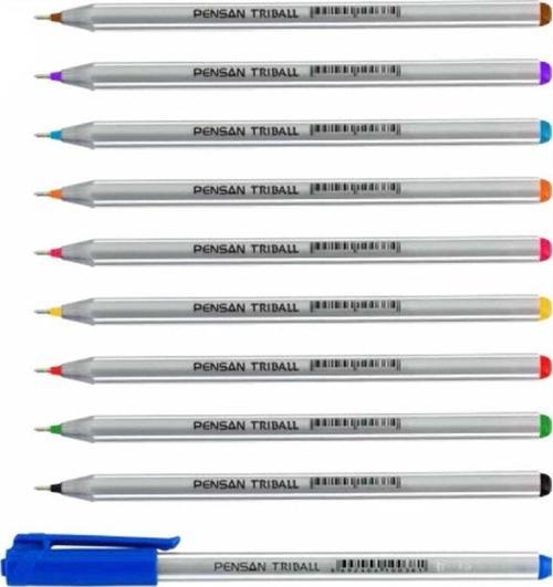 Mavi Triball Tükenmez Kalem 1mm 01003 12'li Kutu