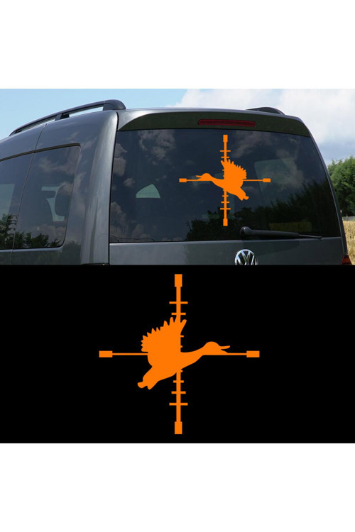 20 X 20 Cm Hedef Avcı Araba Sticker