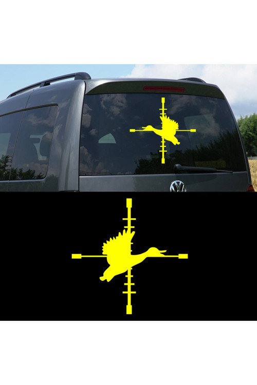 40 X 40 Cm Hedef Avcı Araba Sticker