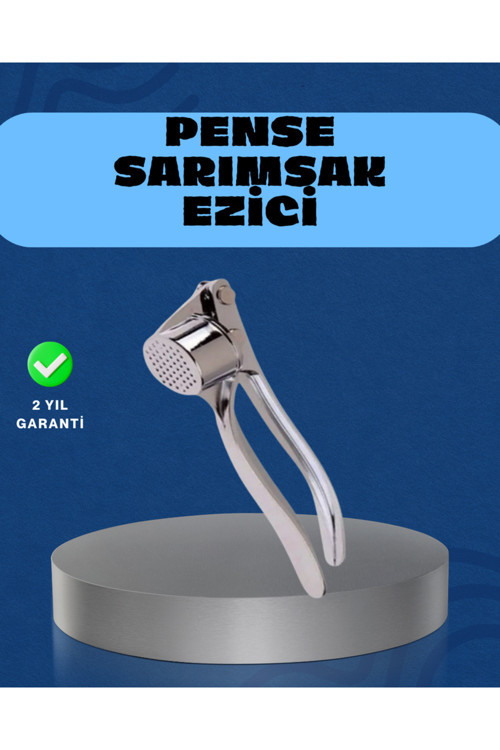 NHRHLS Mutfak Sarımsak Ezici Kaymaz Saplı (151031) Güçlü Mekanizma