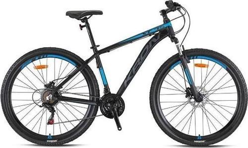 XC 75 27.5" Jant 19 Kadro HD 21 Vites Dağ Bisikleti 19 Kadro Siyah Mavi Füme