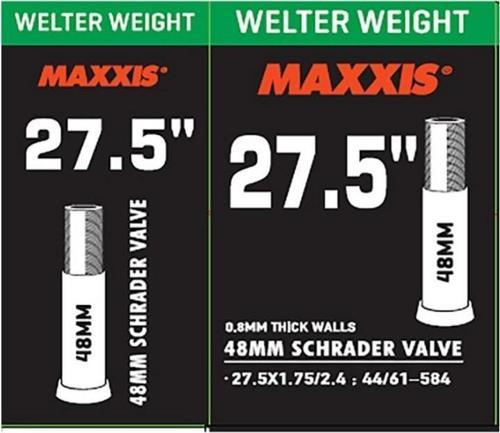 Bisiklet İnce Sibop İç Lastik Welter Weight 27.5X1.75/2.4 SV Kalın Sibop 48mm