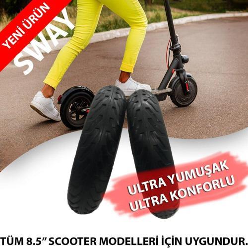  Xiaomi 8.5 İnç Elektrikli Scooter Dolgu PATLAMAZ Lastik Sway