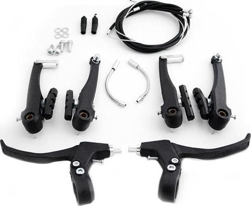 BİSİKLET, MTB FREN TAKIMI V BRAKE, FULL, FREN KOLLARI DAHİL