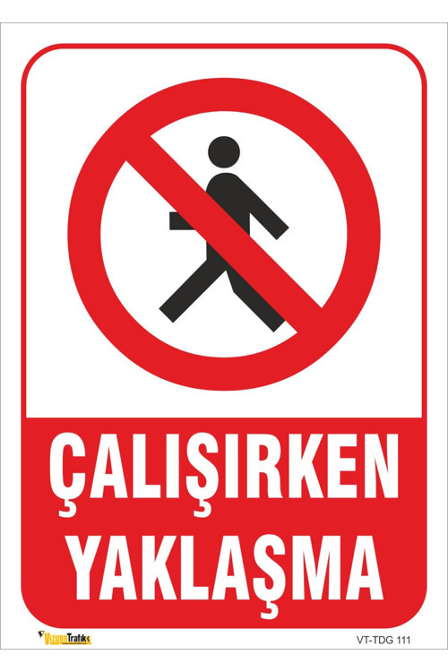 Düşme Tehlikesi Levhası Levha 50x70 Cm Sticker