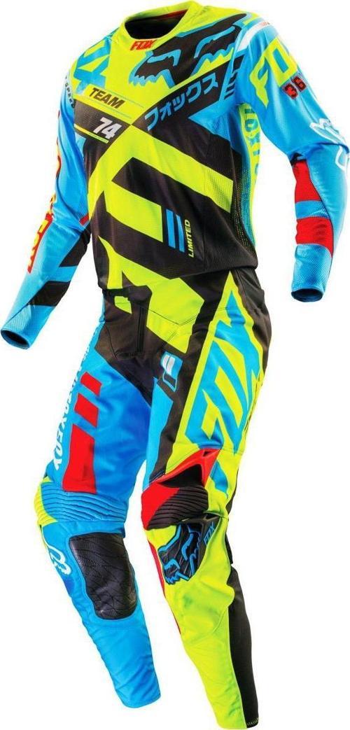 Motocross Jersey Pantolon Alt Üst Mx Forma Seti Combo MX DH ATV Bisiklet Off Road S Beden