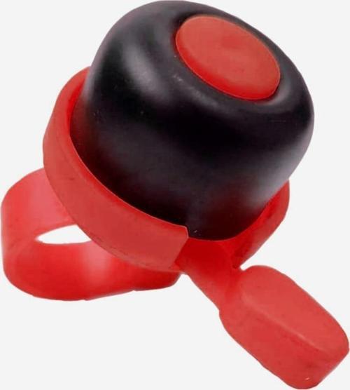 Çocuk Bisikleti Zil 1. Kalite Plastik Gövde Metal Çan Turuncu Siyah