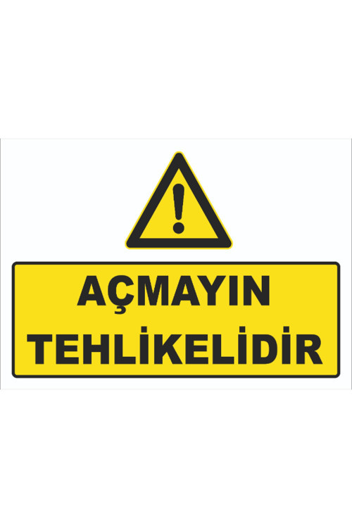 Tamirat Var Şalteri Açma Levhası Levha 50x70 Cm Galvaniz Saç 0,4 Mm