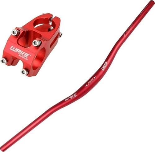 Wake 78cm Gidon+gidon Boğazı Takım (kırmızı) Waketakım renkli gidon