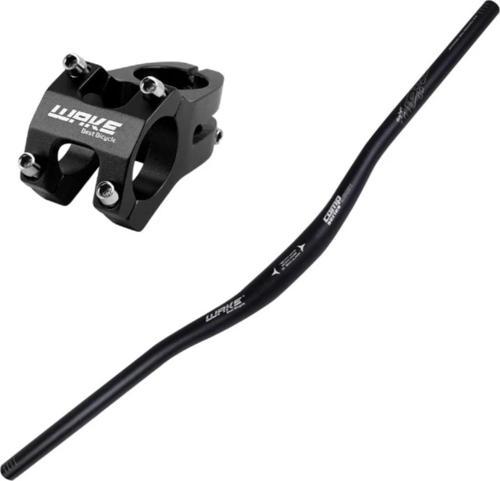 Wake 78cm Gidon+gidon Boğazı Takım (siyah) Waketakım renkli gidon