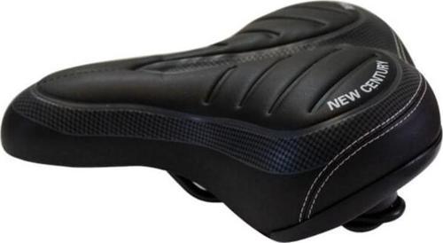 -Geniş Şehir Bisikleti Selesi - Kelepçeli - Siyah - 250mm*205mm Bisiklet Koltuğu