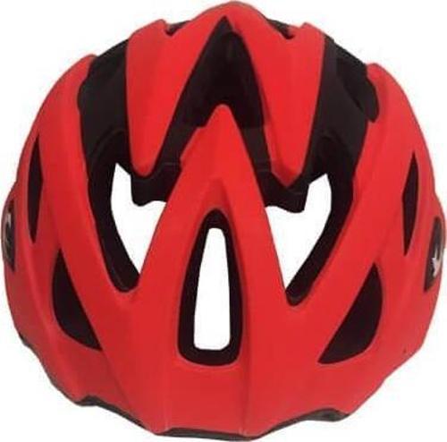Kask MV29 Arka Led Lambalı Fileli Kırmızı/Siyah M Beden Bisiklet Kaskı Medium