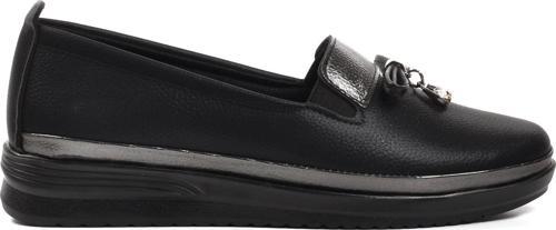 037 Siyah Simli Kadın Günlük Ayakkabı