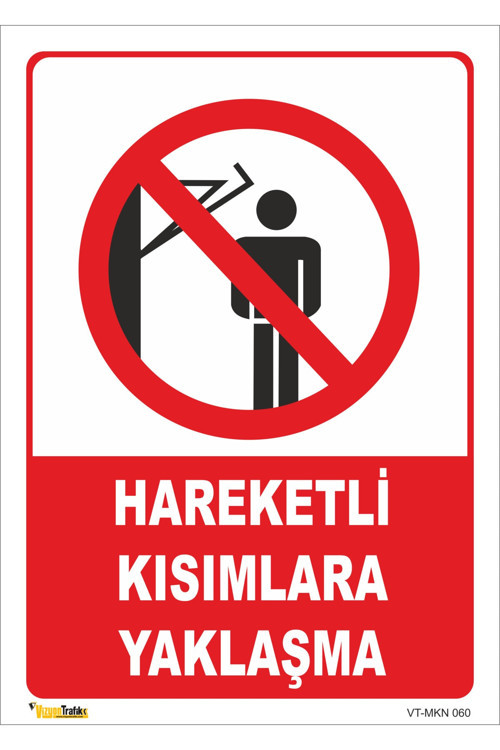 Hareketli Kısımlara Yaklaşma - Isg Levhası 70 X 100 Cm Galvaniz Saç 0,4 Mm