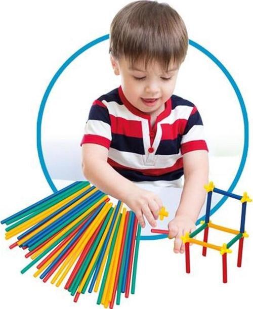 Eğitici Süper Bambu Çubuklar - 300 Parça, TH Games