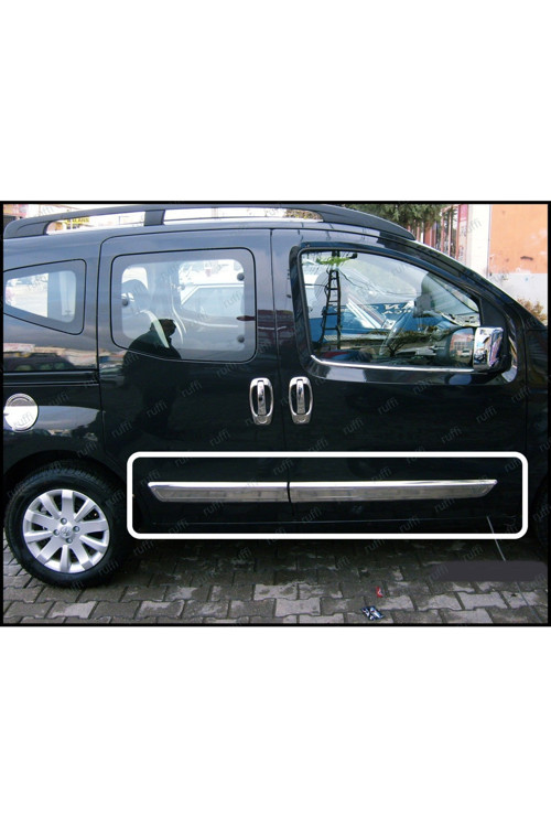 Fiat Fiorino Krom Yan Kapı Çıtası Paslanmaz Çelik 4 Parça