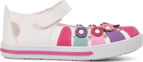 210106 Beyaz-Pembe Comfort Kız Çocuk Günlük Ayakkabı