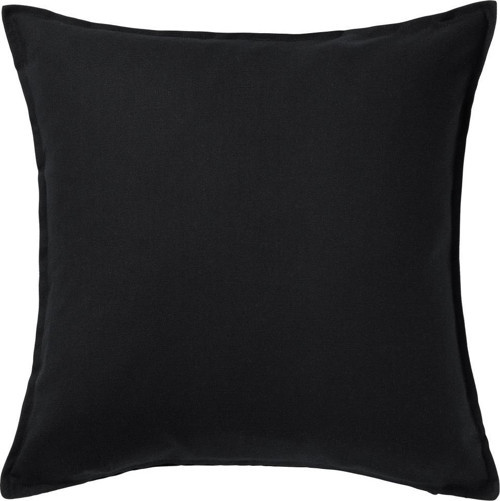 Gurlı Kırlent Kılıfı - 50x50 cm - Siyah