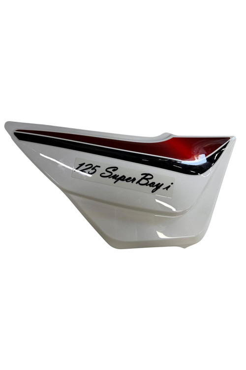 SÜPERBOY 125 İ SAĞ AKÜ KAPAGI BEYAZ ORJİNAL