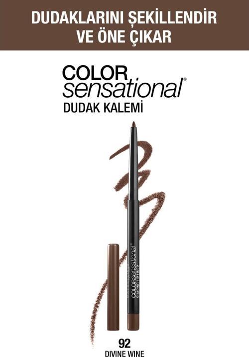 Color Sensational Dudak Kalemi - 92 Divine Wine (Koyu Kırmızı)