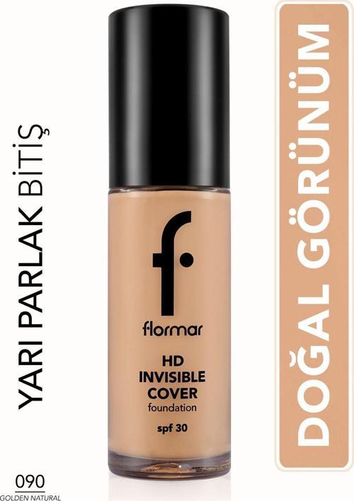 Doğal Bitişli Fondöten- Invisible Cover Hd Fdt. - 090 Golden Natural - 8682536059114