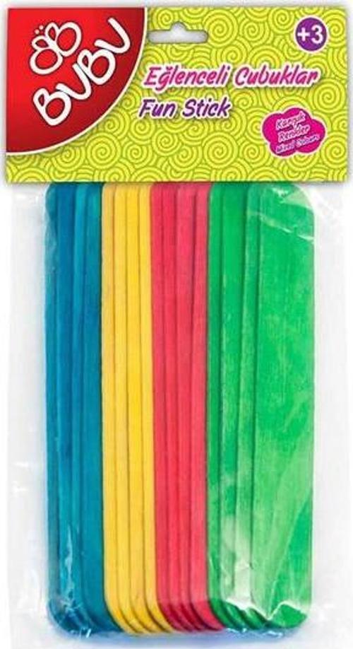 Eğl.Çub.Renkli 15X18Cm 40Lı Uzun