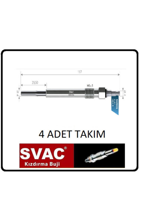Kızdırma Bujisi A3 A4 A6 2.0tdi Lancer 2.0d -sv005 Takım 4 Ad. Oem No: N10579802