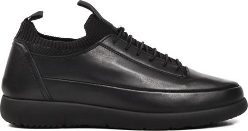 4065 Siyah Hakiki Deri Erkek Günlük Ayakkabı