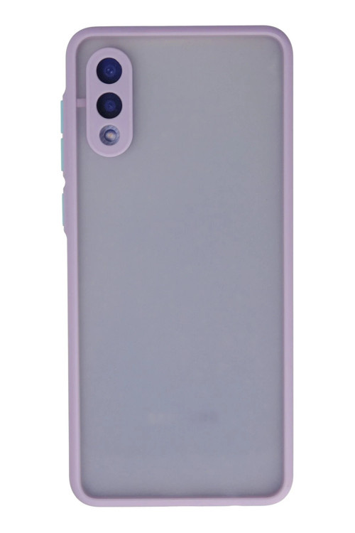 Sptrns Samsung Galaxy A02 Kılıf Montreal Silikon Kapak (143048) - Mor