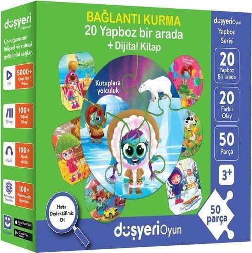Bağlantı Kurma 20 50 Parça Puzzle