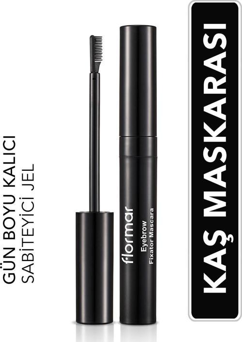 Sabitleyici Ve Renk Koruyucu Şeffaf Kaş Maskarası - Eyebrow Fixator Mascara - 001 - 8690604242733