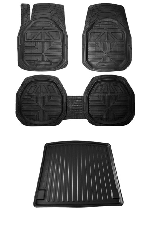 Opel Astra H Sedan 2007 - 2012 Bagaj Havuzu 3d Zebra Siyah Oto Paspas