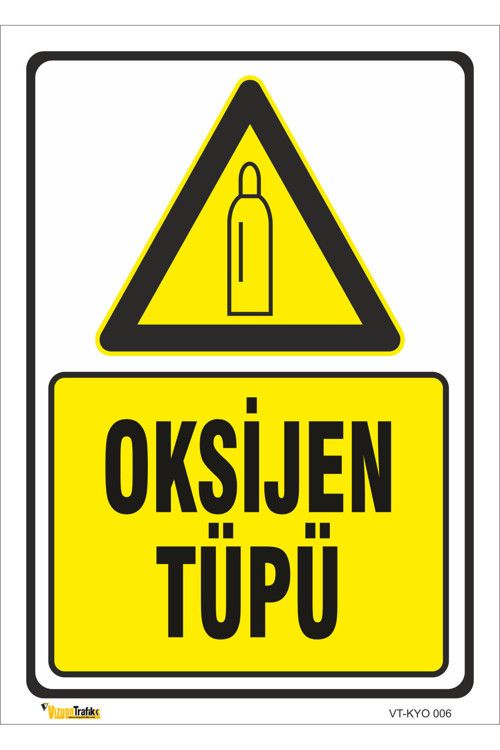 Oksijen Tüpü - Isg Levhası-35X50 cm Galvaniz Saç 0,4 mm KYO 006