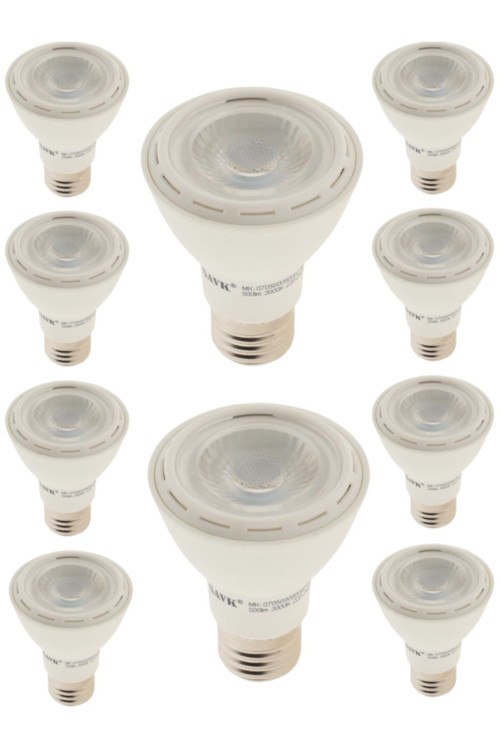 7W 3000K (Sarı Işık) Par20 E27 Duylu Led Spot Ampul (10 Adet)