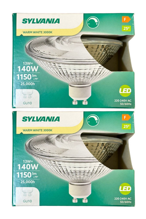 13W (140W) 3000K (Sarı Işık) GU10 Duylu Dim Edilebilir Led Spot Ampul (2 Adet)