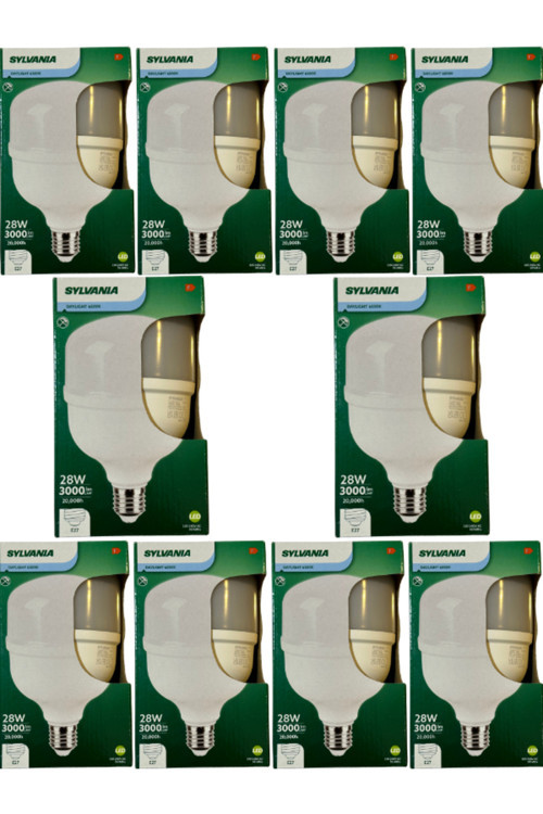 28W 6500K (Beyaz Işık) E27 Duylu Torch Ampul (10 Adet)